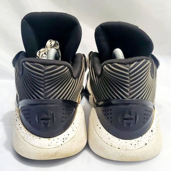 Adidas Harden STEPBACK Basketball Sneakers FX7655 Black/Gold Mens Size 7.5 Clean - Picture 7 of 9